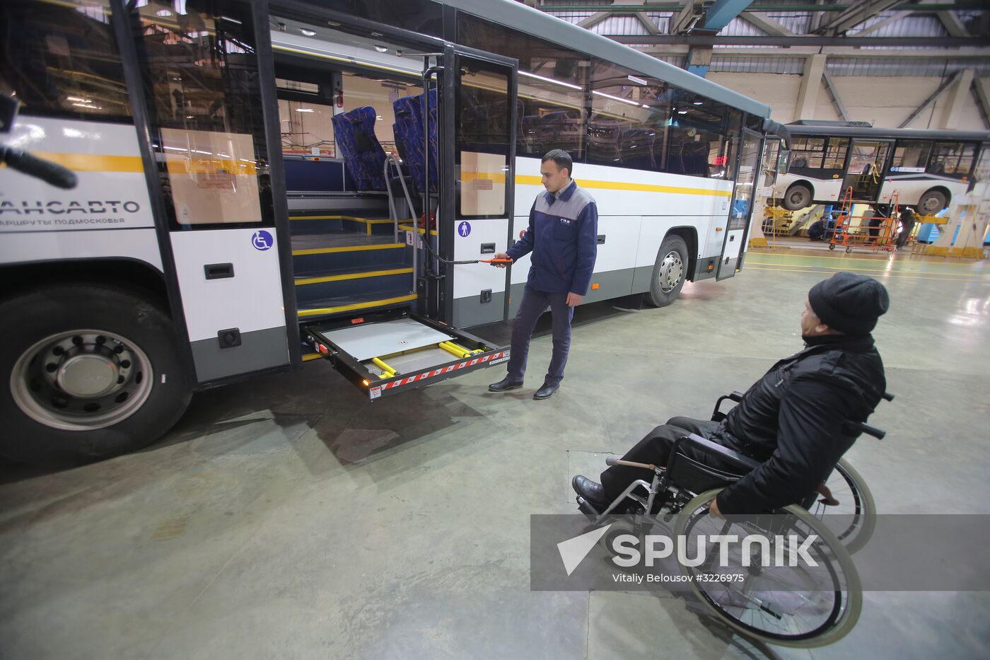 Bus manufacturing at Likino Bus Plant