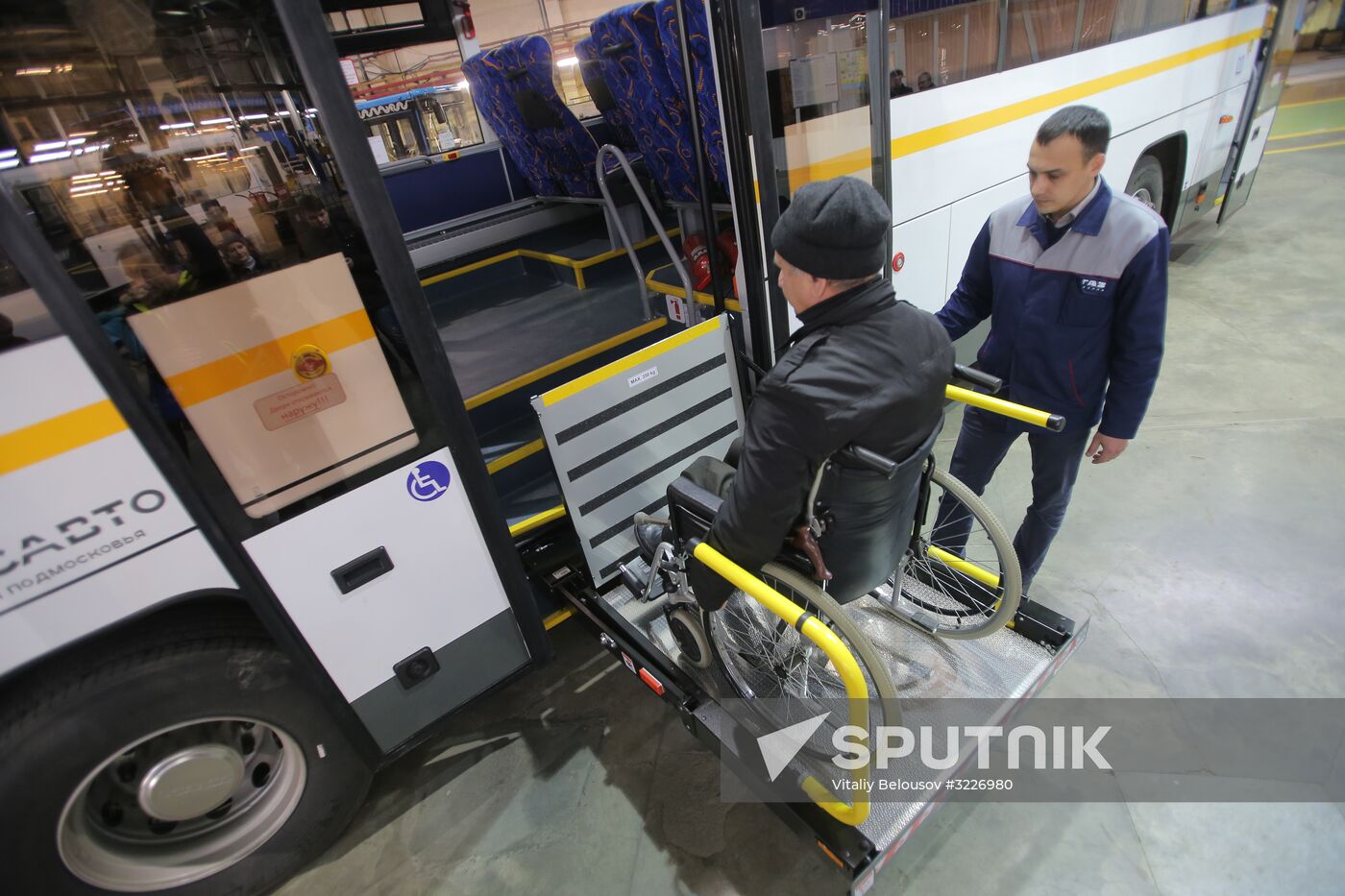 Bus manufacturing at Likino Bus Plant