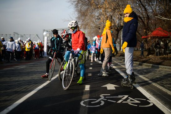 Mikhailovskaya Embankment re-opens in Novosibirsk
