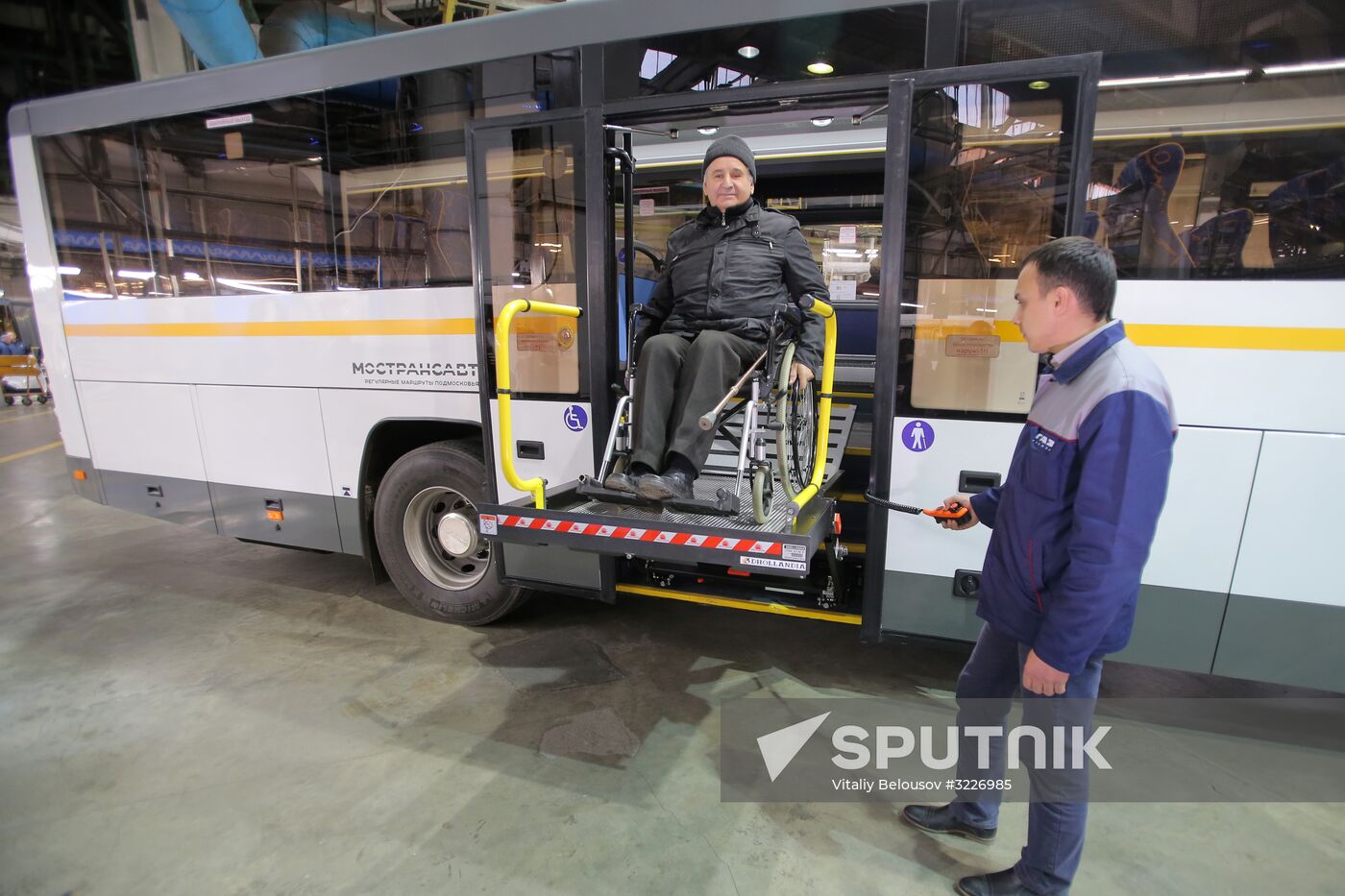 Bus manufacturing at Likino Bus Plant