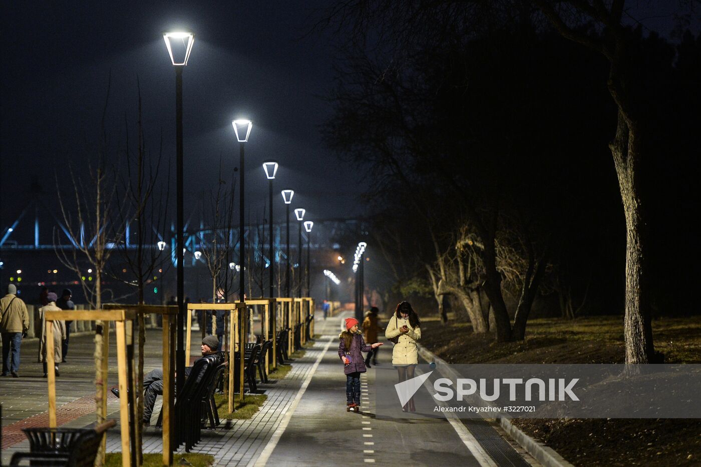 Mikhailovskaya Embankment re-opens in Novosibirsk