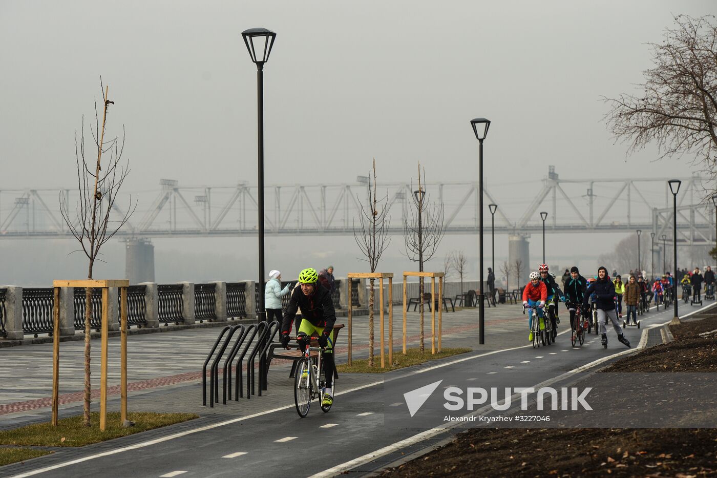 Mikhailovskaya Embankment re-opens in Novosibirsk