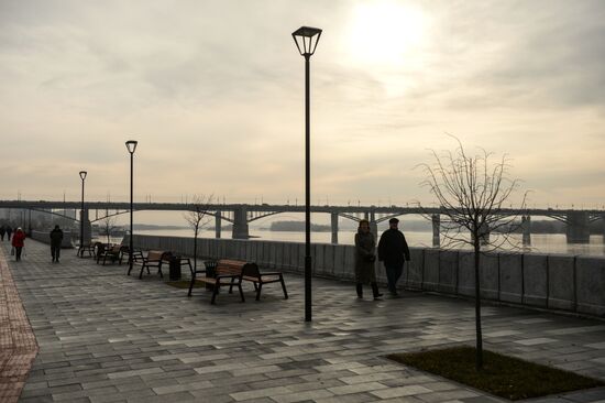 Mikhailovskaya Embankment re-opens in Novosibirsk