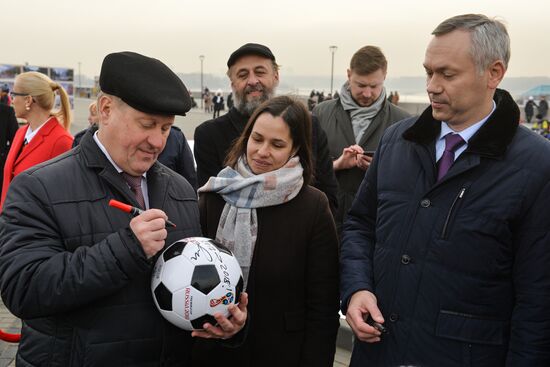 Mikhailovskaya Embankment re-opens in Novosibirsk