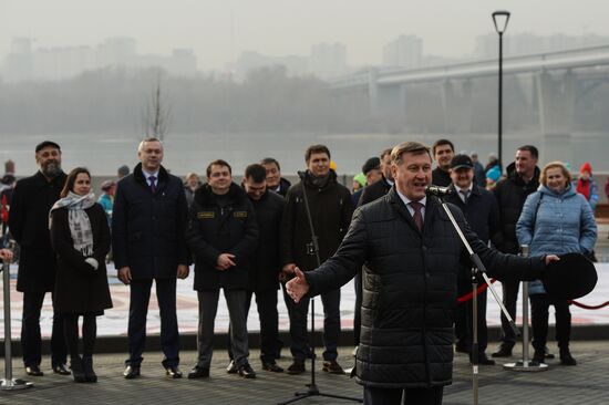 Mikhailovskaya Embankment re-opens in Novosibirsk