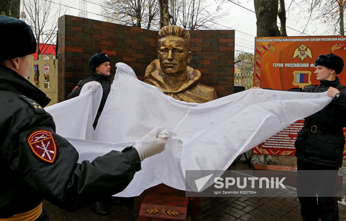 Monument to Great Patriotic War hero Nikolai Mamonov unveiled in Kalinigrad