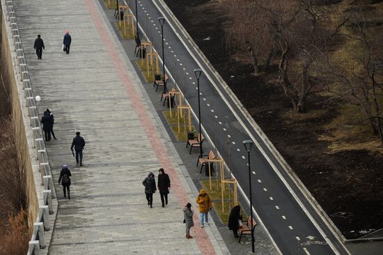 Mikhailovskaya Embankment re-opens in Novosibirsk
