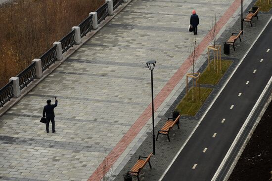 Mikhailovskaya Embankment re-opens in Novosibirsk