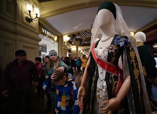 Exhibition of outfits from Alexei Uchitel's movie "Matilda"