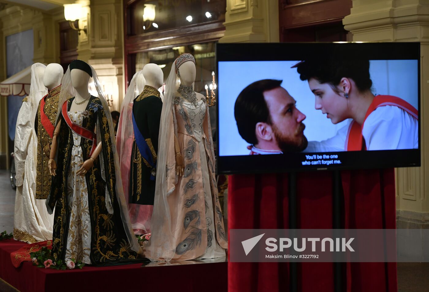 Exhibition of outfits from Alexei Uchitel's movie "Matilda"