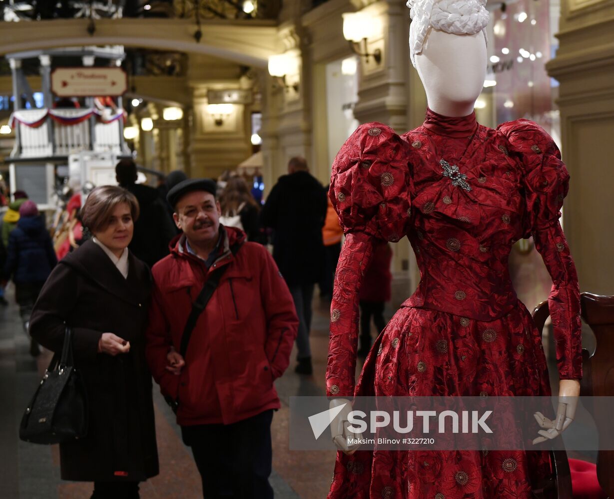 Exhibition of outfits from Alexei Uchitel's movie "Matilda"