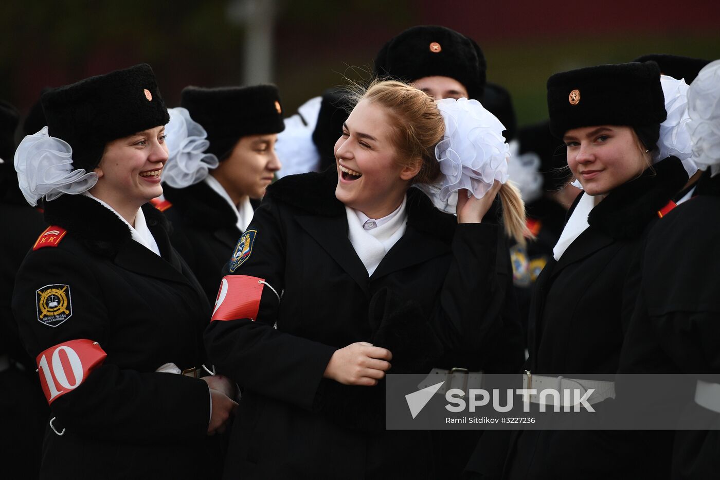 Rehearsal of march devoted to 76th anniversary of military parade on November 7, 1941