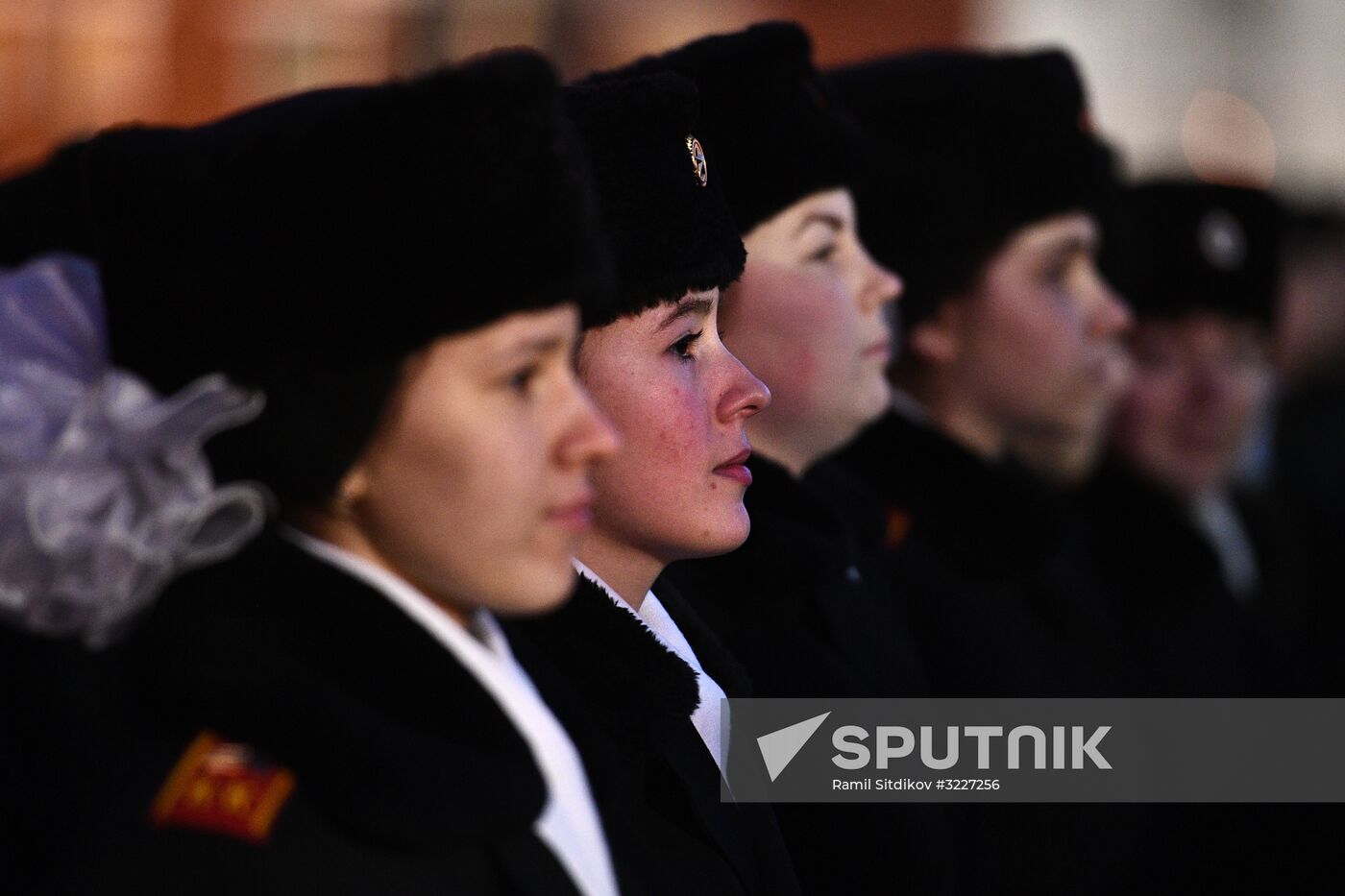 Rehearsal of march devoted to 76th anniversary of military parade on November 7, 1941