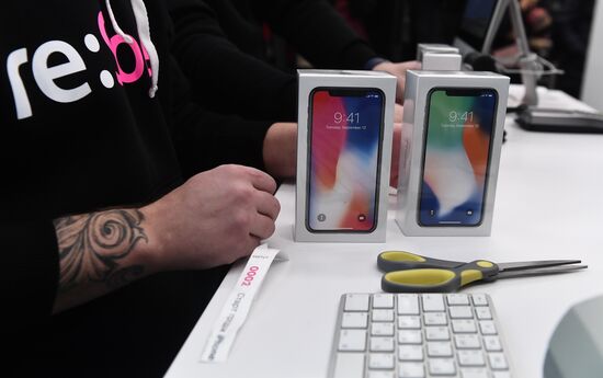 iPhone X goes on sale in Russia