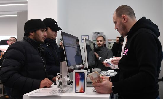 iPhone X goes on sale in Russia