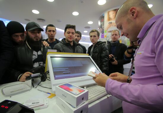 iPhone X goes on sale in Russia