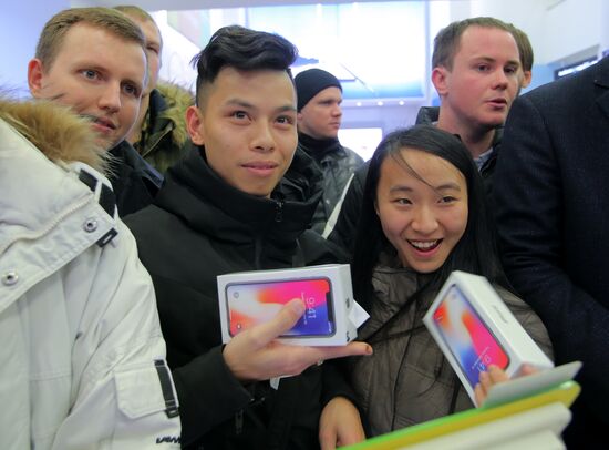 iPhone X goes on sale in Russia