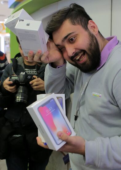 iPhone X goes on sale in Russia