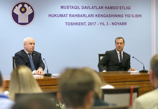Prime Minister Dmitry Medvedev attends CIS Council of Heads of Government meeting