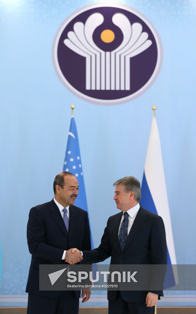 Prime Minister Dmitry Medvedev attends CIS Council of Heads of Government meeting