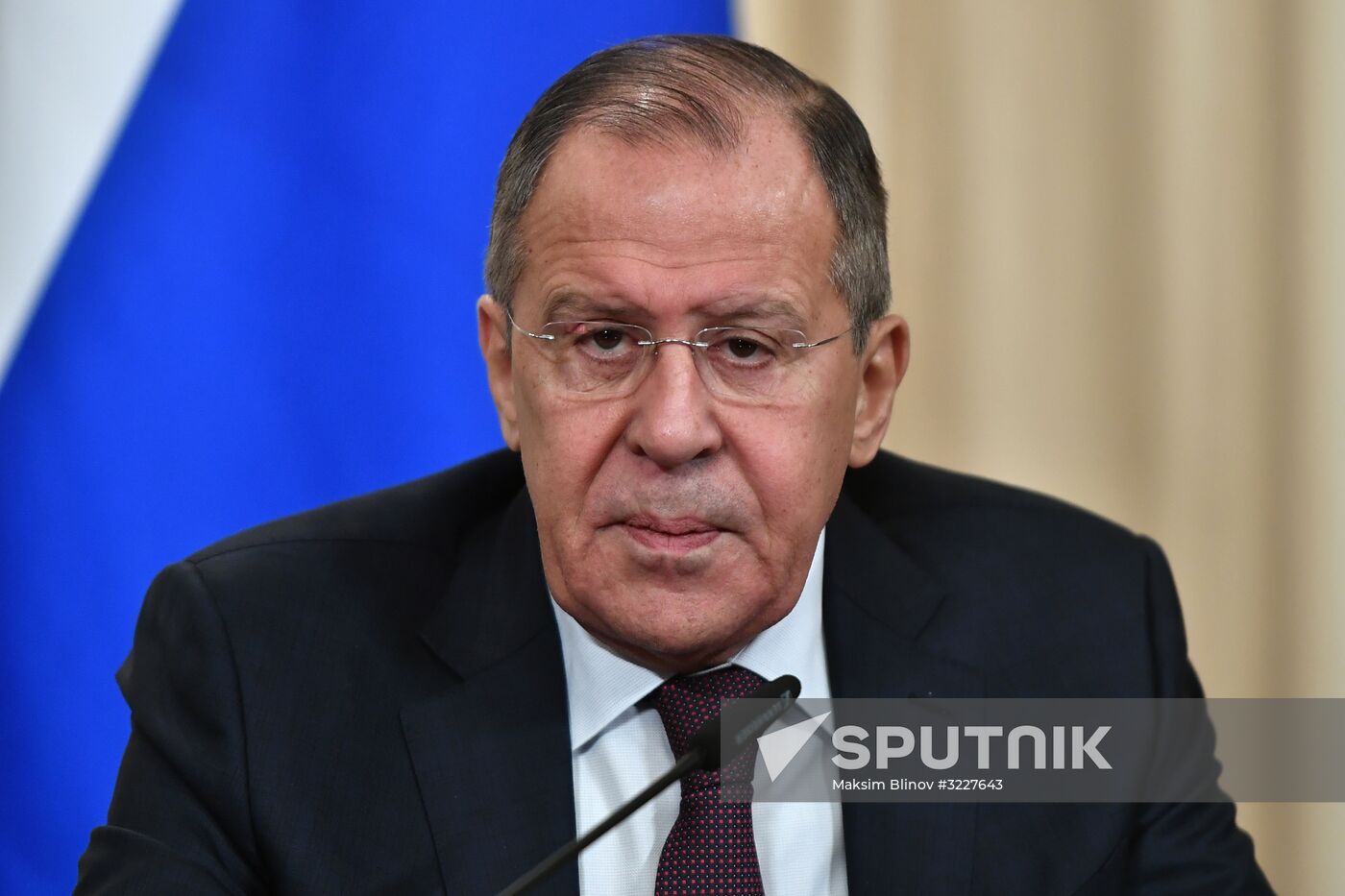 Russian Foreign Minister Sergei Lavrov meets with OSCE Secretary General Thomas Greminger