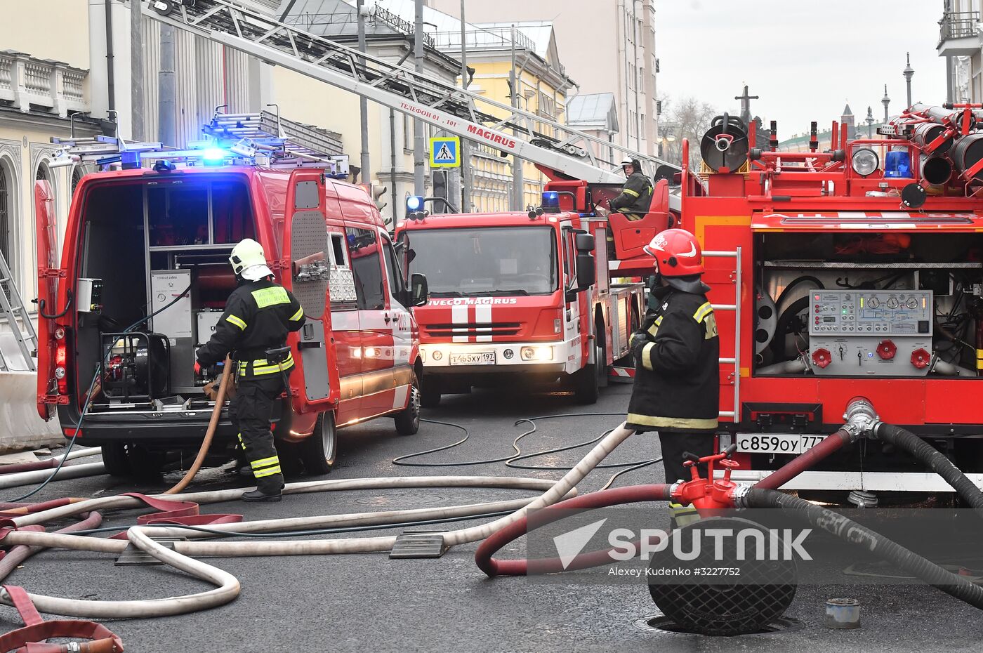 Fire at Pushkin State Museum of Fine Arts