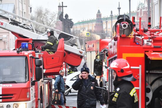Fire at Pushkin State Museum of Fine Arts