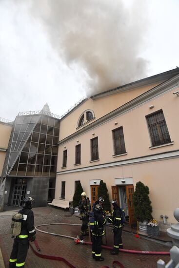 Fire at Pushkin State Museum of Fine Arts