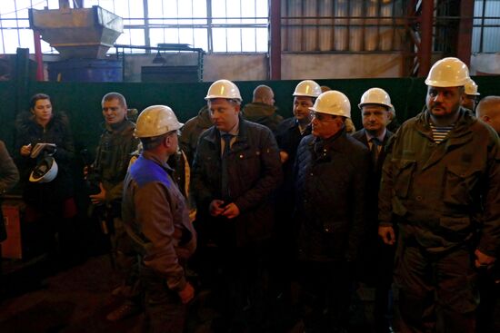 Launching Makeyevsky Foundry in Donetsk