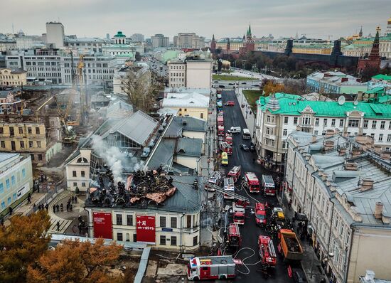 Fire at Pushkin State Museum of Fine Arts