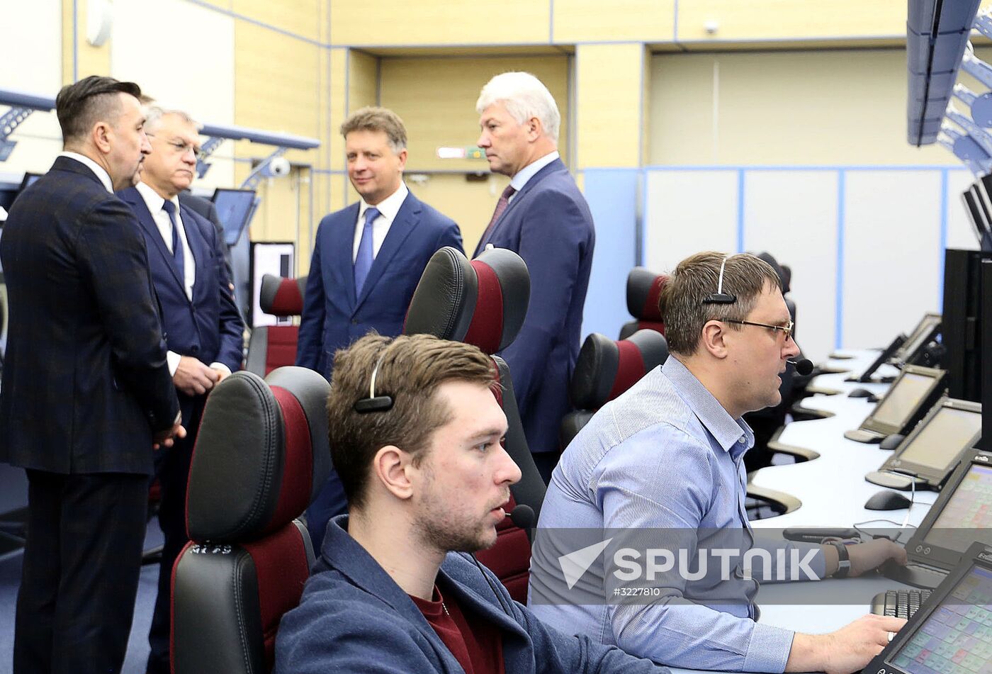 Russian Minister of Transport Maksim Sokolov visits new flight control center
