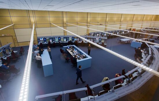 Russian Transport Minister Maxim Sokolov visits new air traffic control center