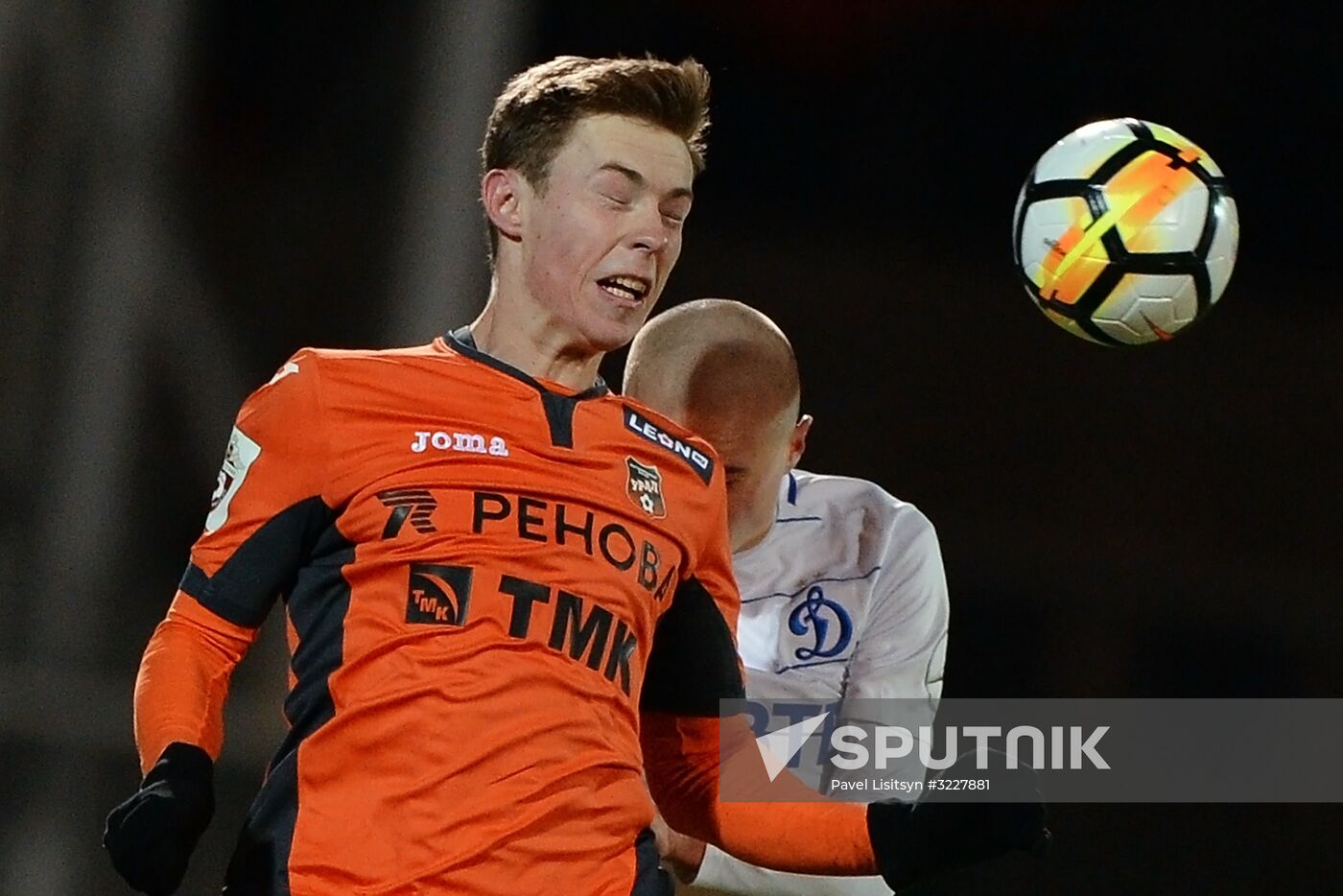 Football. Russian Football Premier League. Ural vs. Dinamo