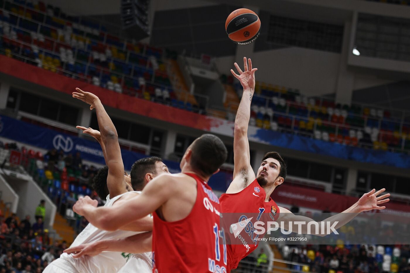 Basketball. Euroleague. CSKA vs. Zalgiris