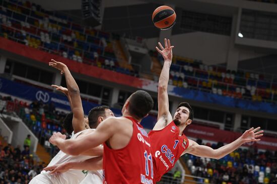 Basketball. Euroleague. CSKA vs. Zalgiris