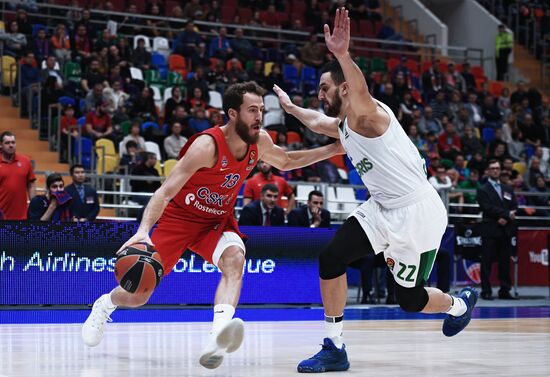 Basketball. Euroleague. CSKA vs. Zalgiris