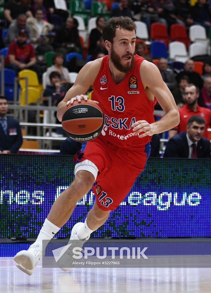 Basketball. Euroleague. CSKA vs. Zalgiris