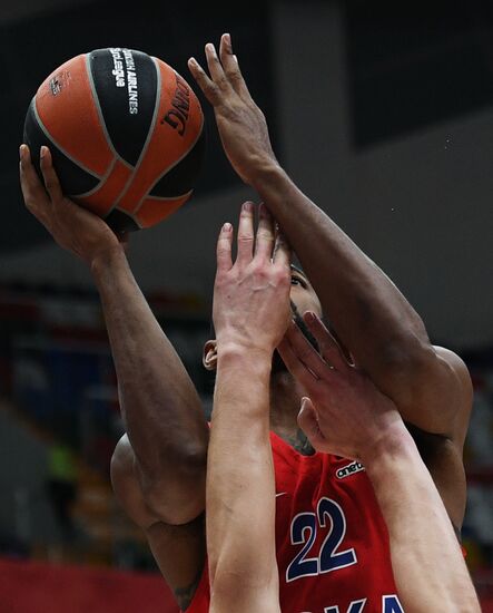 Basketball. Euroleague. CSKA vs. Zalgiris
