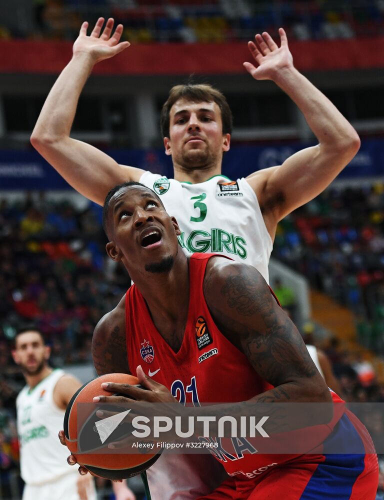 Basketball. Euroleague. CSKA vs. Zalgiris