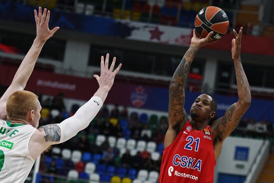 Basketball. Euroleague. CSKA vs. Zalgiris