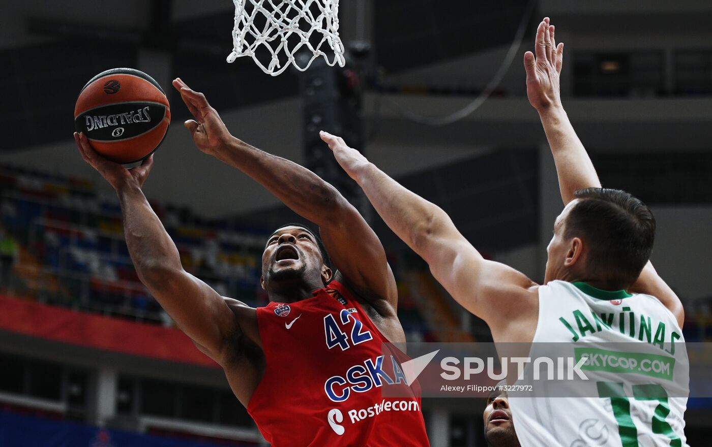 Basketball. Euroleague. CSKA vs. Zalgiris
