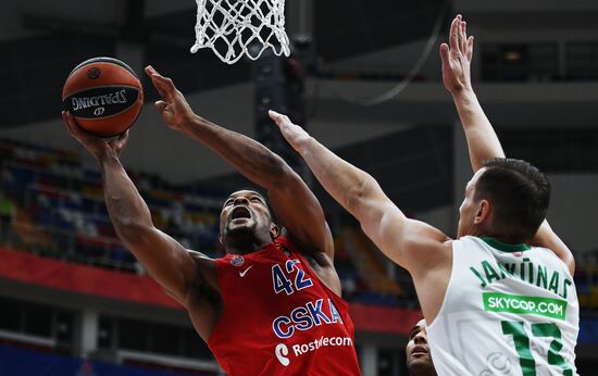 Basketball. Euroleague. CSKA vs. Zalgiris
