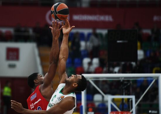 Basketball. Euroleague. CSKA vs. Zalgiris