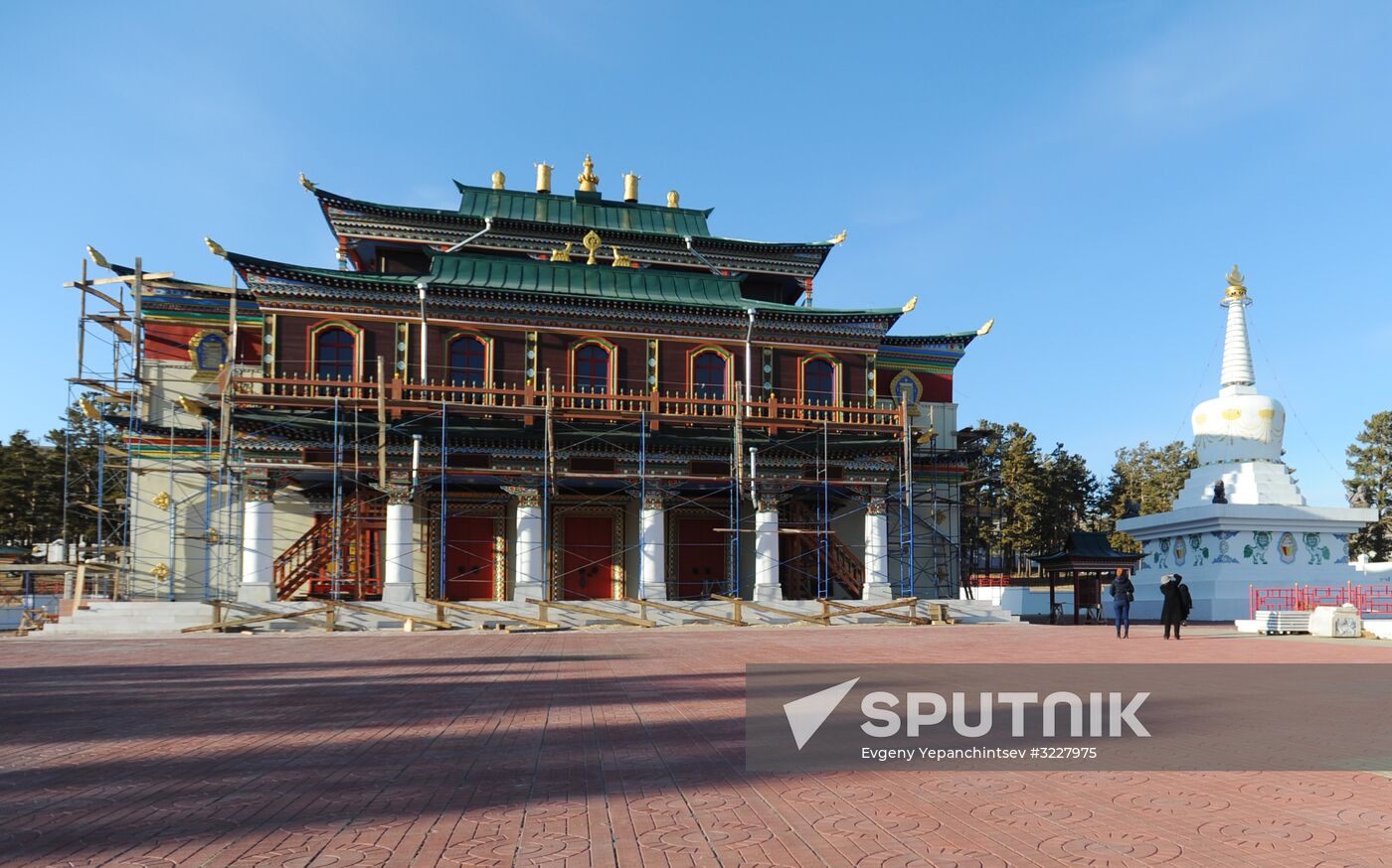 Settlement of Aginskoye in Transbaikal Territory