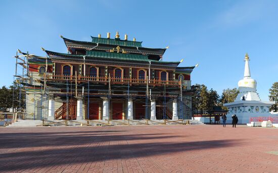 Settlement of Aginskoye in Transbaikal Territory