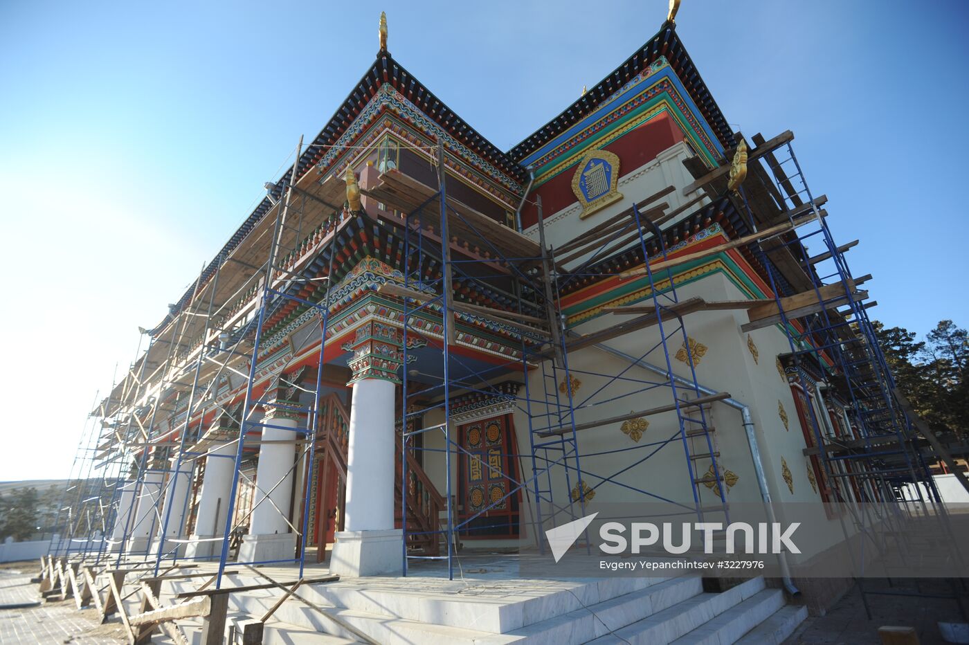 Settlement of Aginskoye in Transbaikal Territory