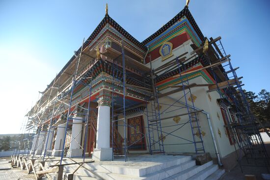 Settlement of Aginskoye in Transbaikal Territory