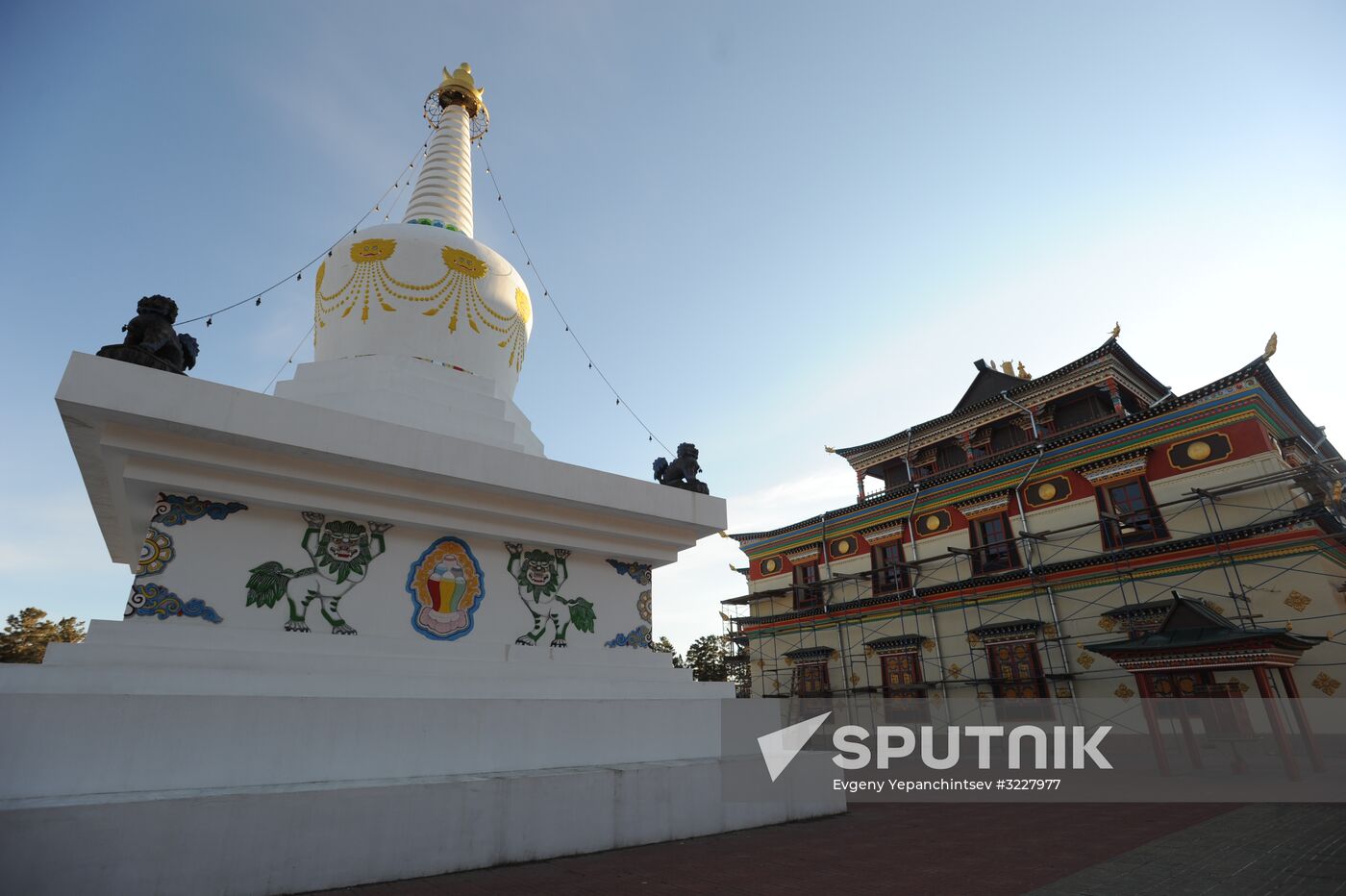 Settlement of Aginskoye in Transbaikal Territory