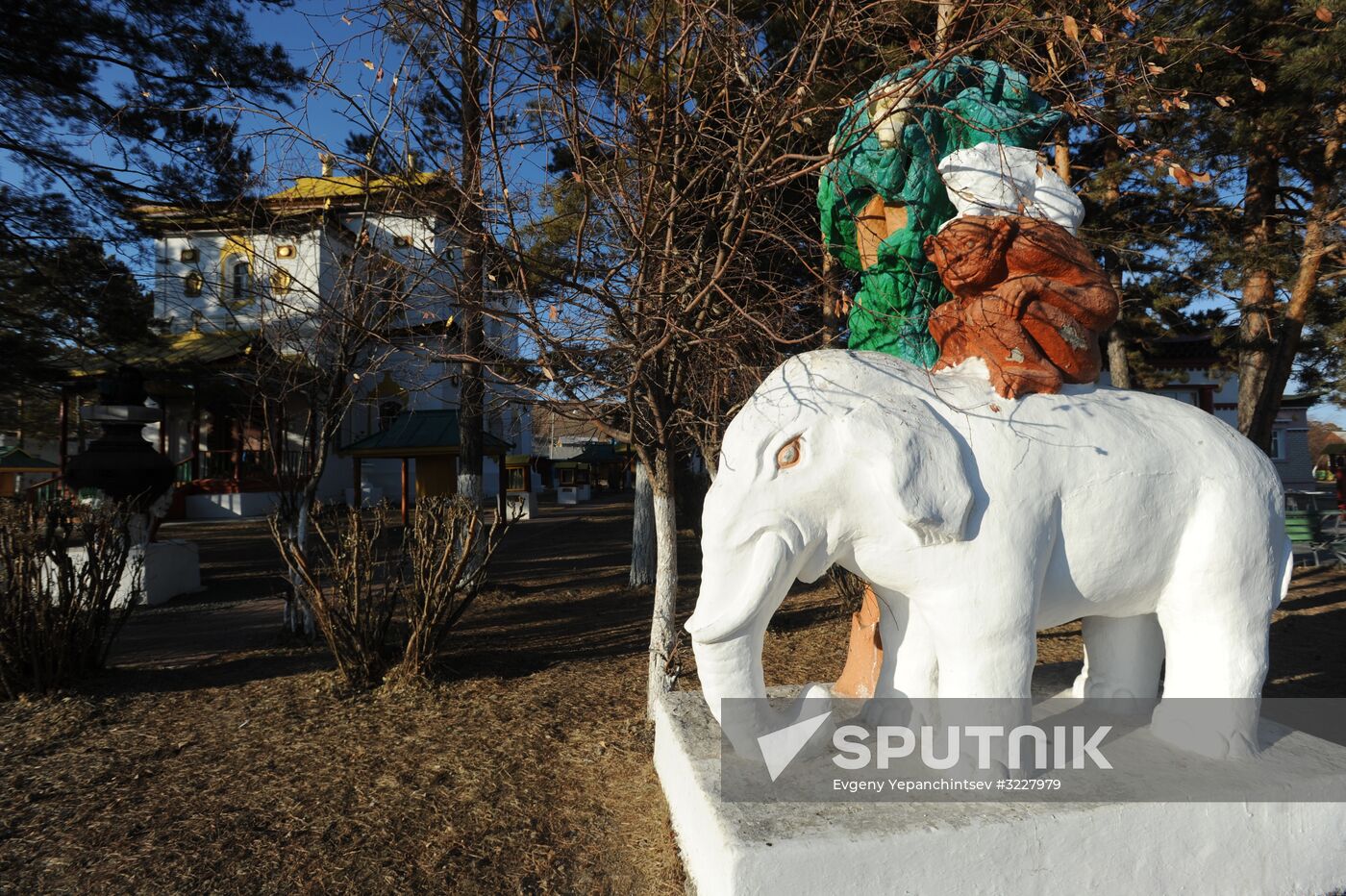 Settlement of Aginskoye in Transbaikal Territory