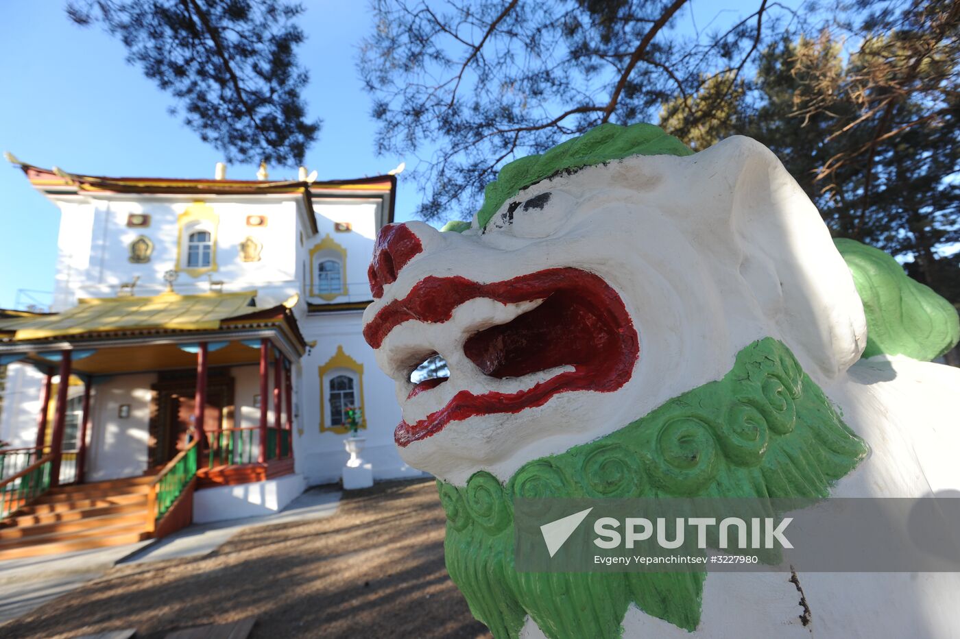 Settlement of Aginskoye in Transbaikal Territory